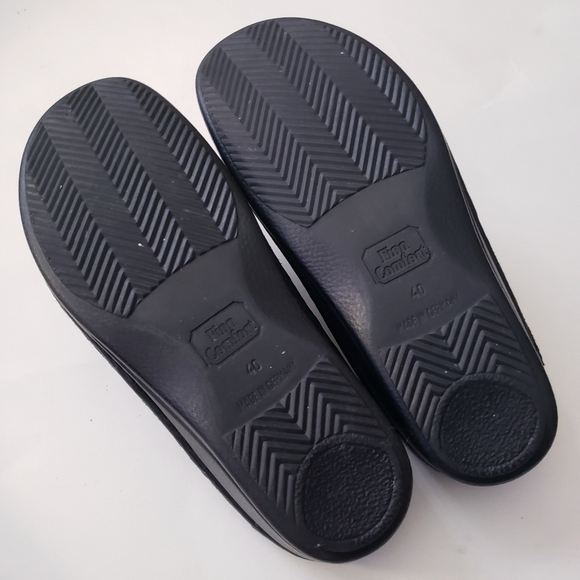 Finn Comfort Womens EU 30 US 9 Mule Black Patent Leather Slide Clog Slip On Shoe - Picture 5 of 8